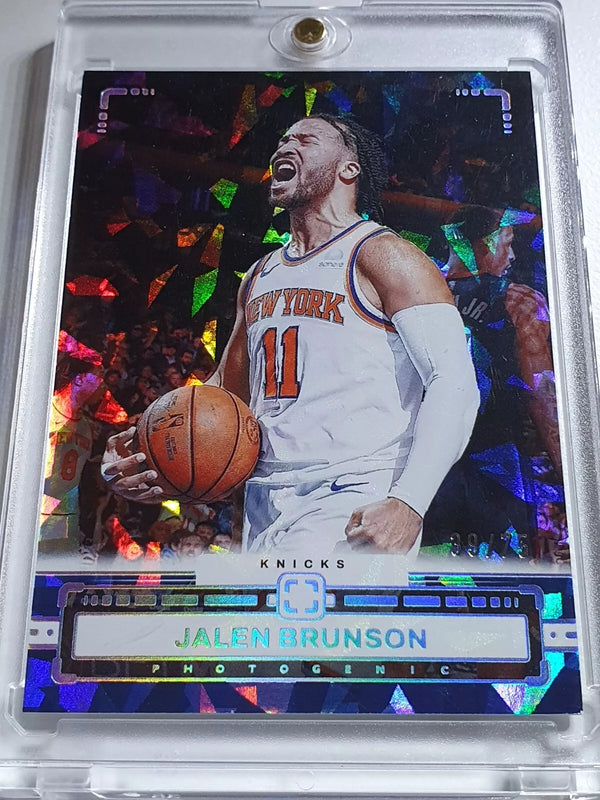 2023 Panini Photogenic Jalen Brunson #114 DIAMOND /75 Holo - Ready to Grade
