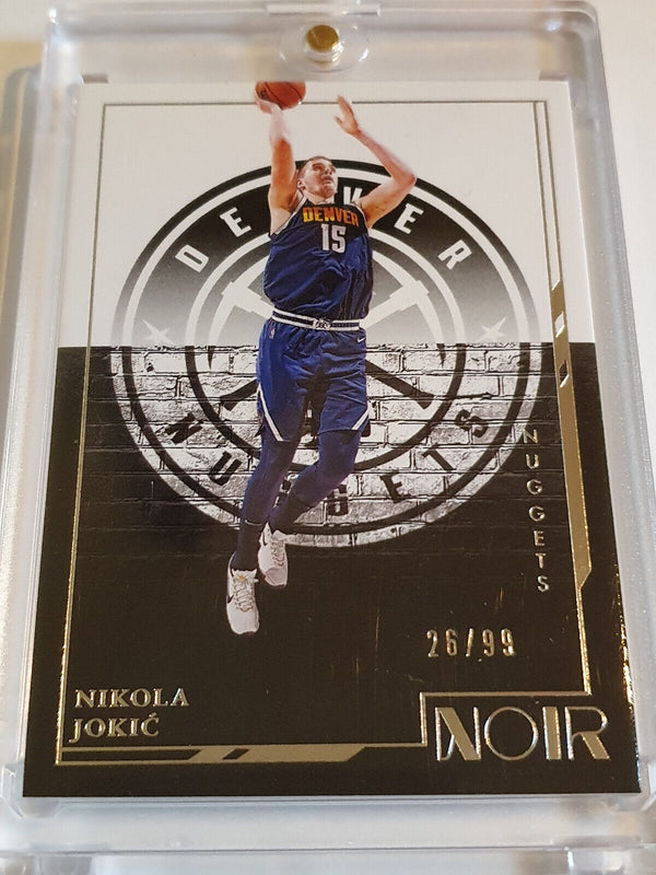 2021 Panini Noir Nikola Jokic #135 SILVER /99 Icon Edition - Rare