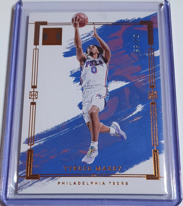 2023 Panini Impeccable Tyrese Maxey #38 BRONZE /99 Edition - Ready to Grade