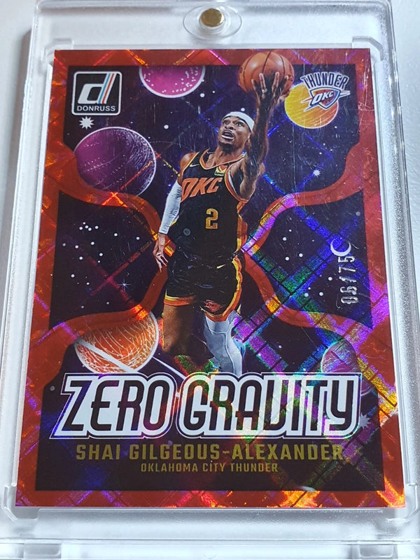 2024 Panini Donruss Shai Gilgeous-Alexander #2 DIAMOND RED /75 Holo - Rare