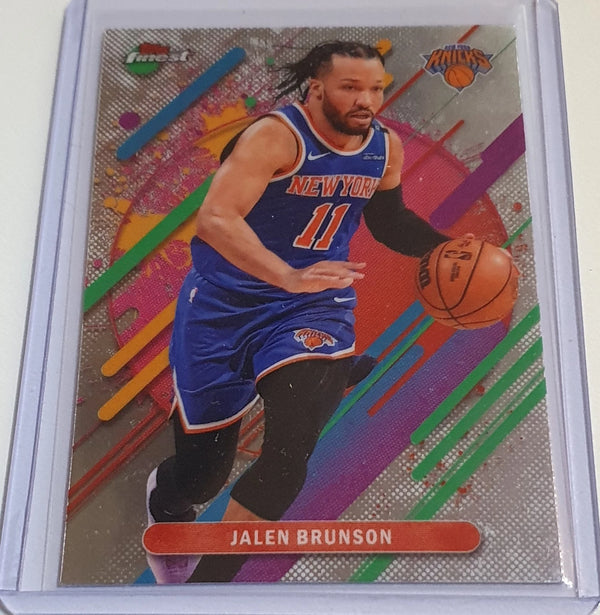 2025 Topps Finest Jalen Brunson #226 RARE - Ready to Grade