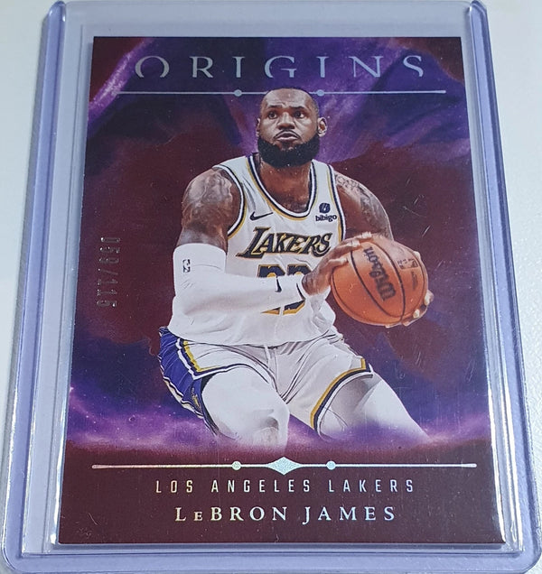 2024 Panini Origins Lebron James #35 MAROON /115 Edition - Ready to Grade