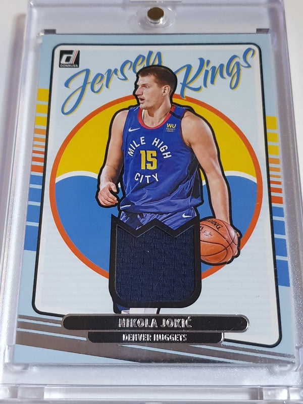 2020 Panini Donruss Nikola Jokic #PATCH Game Worn Jersey - Ready to Grade