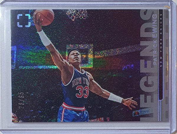 2024 Photogenic Patrick Ewing #207 STARDUST /65 Holo Legends - Ready to Grade