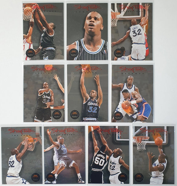 1993 Skybox Premium Shaquille O'Neal Shaqtalk COMPLETE SET (10 cards) - Rare
