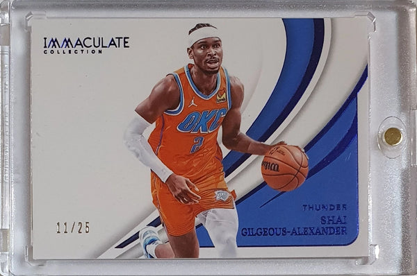 2023 Panini Immaculate Shai Gilgeous-Alexander #97 BLUE /25 Foil Variation Rare