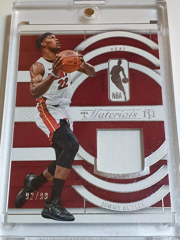 2023 Panini National Treasures Jimmy Butler #PATCH /99 Game Worn Jersey - Rare