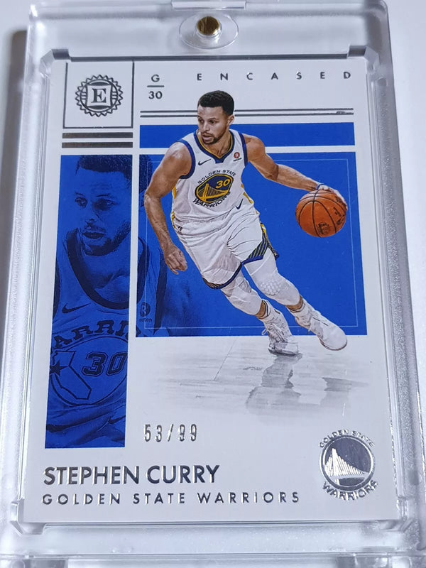 2017 Panini Encased Stephen Curry #1 SILVER /99 Foil Edition - Ready to Grade