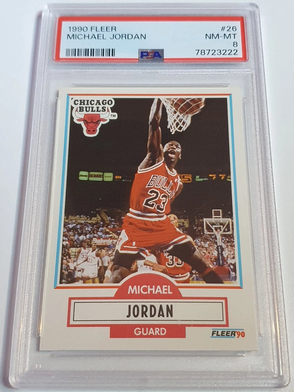 1990 Fleer Michael Jordan #26 - PSA 8