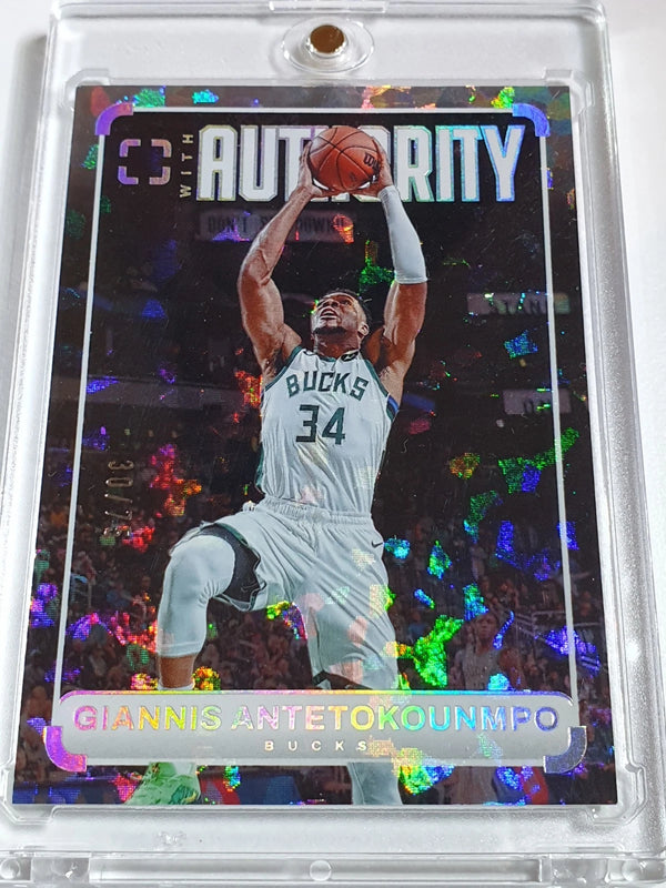 2024 Panini Photogenic Giannis Antetokounmpo #4 DIAMOND /75 Holo - Rare