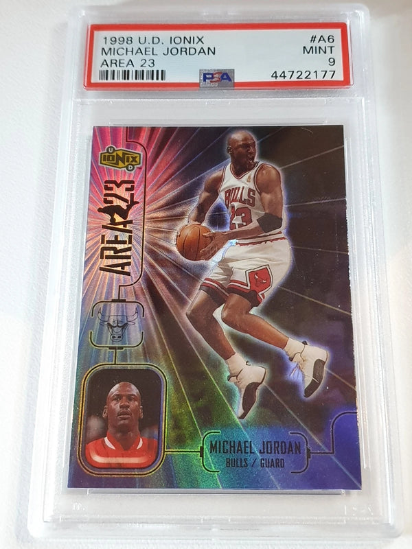 1998 Upper Deck Ionix Michael Jordan #A6 Area 23 - PSA 9 (Low POP)