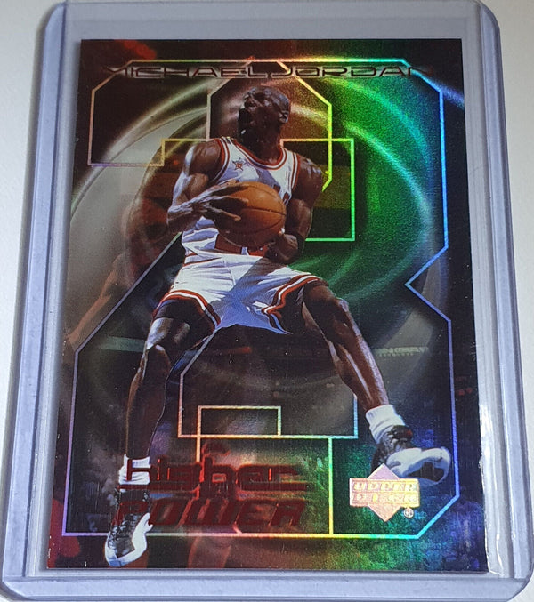 1998-99 UD Michael Jordan Higher Power #MJ4 HOLO Insert - Ready to Grade