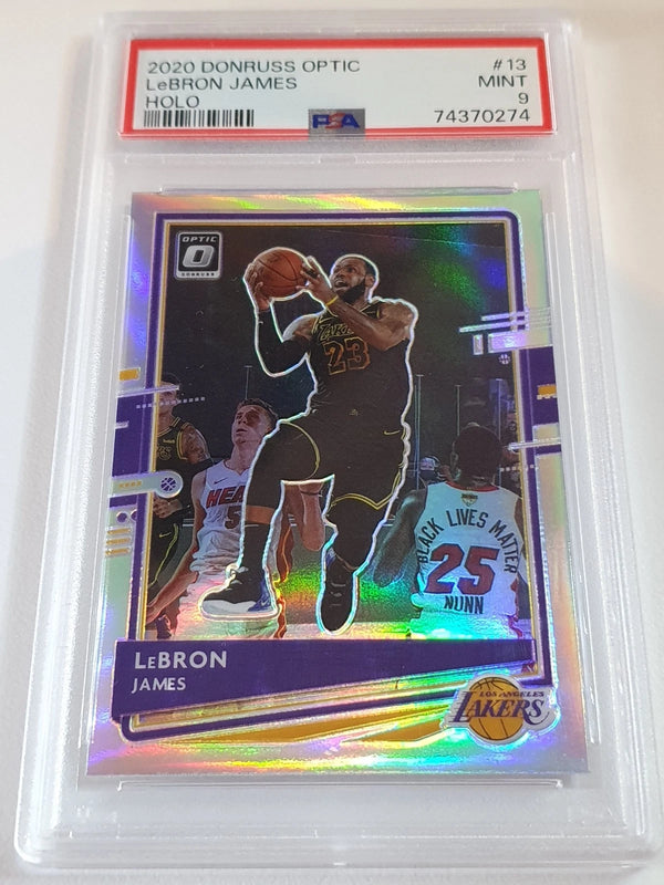 2020 Panini Donruss Optic LeBron James #13 HOLO - PSA 9 (Low POP)