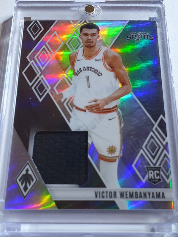 2023 Panini Phoenix Victor Wembanyama Rookie #PATCH Jersey RC - Ready to Grade