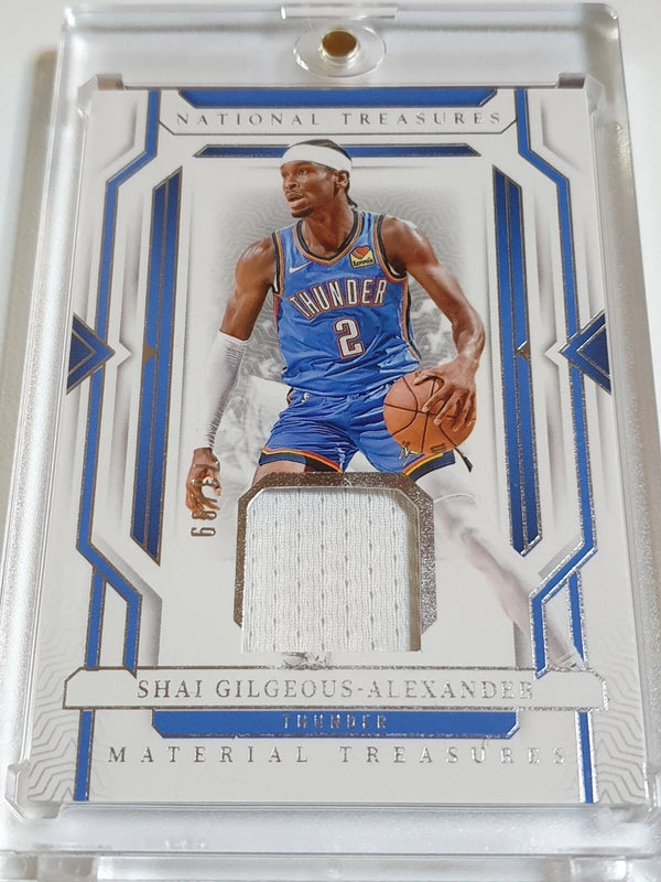 2023 National Treasures Shai Gilgeous-Alexander #PATCH /99 Game Worn Jersey