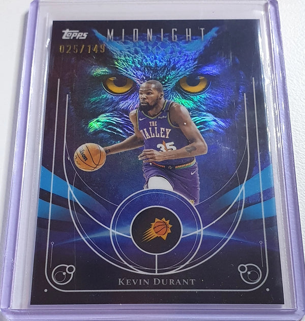 2025 Topps Midnight Kevin Durant #NO6 MORNING /149 Holo - Ready to Grade
