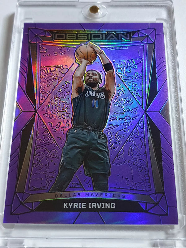2023 Panini Obsidian Kyrie Irving #131 ELECTRIC ETCH PURPLE FLOOD /49 Holo