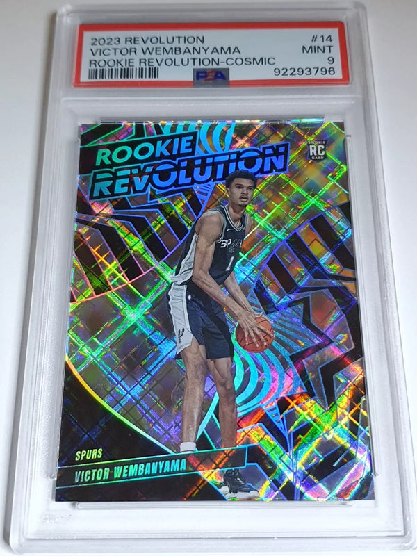 2023 Victor Wembanyama COSMIC /99 Holo Rookie Revolution RC - PSA 9 (POP 13)