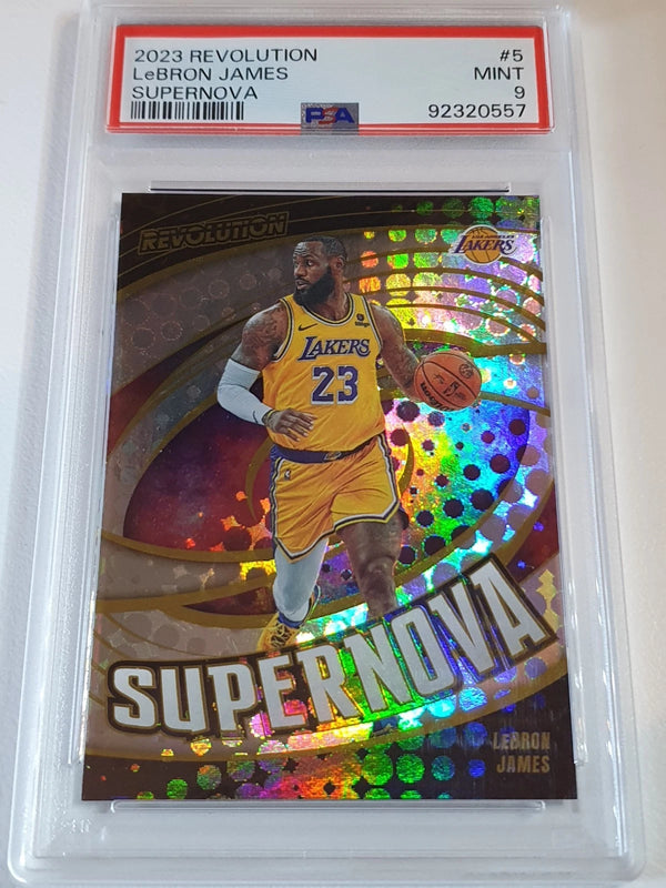 2023 Panini Revolution LeBron James #5 Supernova - PSA 9 (POP 18)