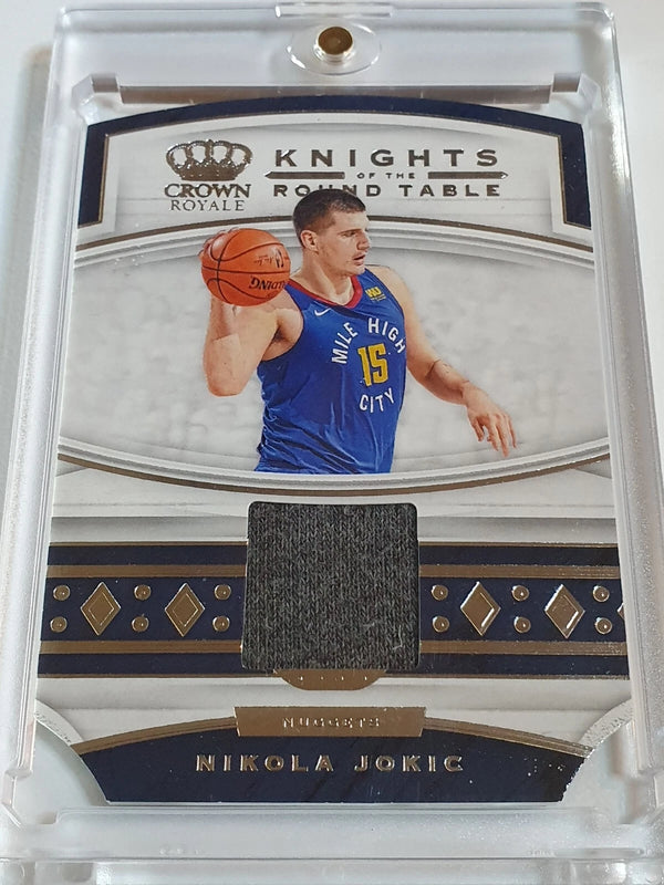 2019 Panini Crown Royale Nikola Jokic #PATCH Game Worn Jersey - Ready to Grade