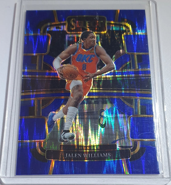 2023 Panini Select Jalen Williams #9 BLUE FLASH /99 Holo Concourse - Rare