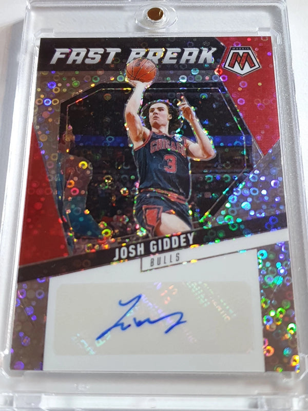 2024 Panini Mosaic Josh Giddey AUTO FAST BREAK Holo Autographs (Bulls) - Rare