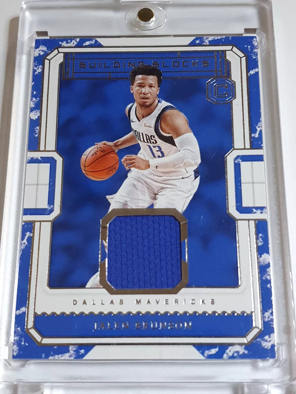 2018 Cornerstones Jalen Brunson Rookie #PATCH Worn Jersey RC - Rare