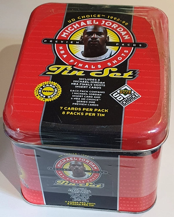 1998 Upper Deck Michael Jordan NBA Finals Shots Tin Set- Factory Sealed