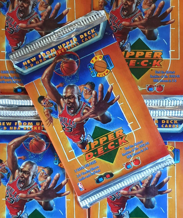 1993-94 Upper Deck Basketball Pro View 3-D Pack - Factory Sealed Packs