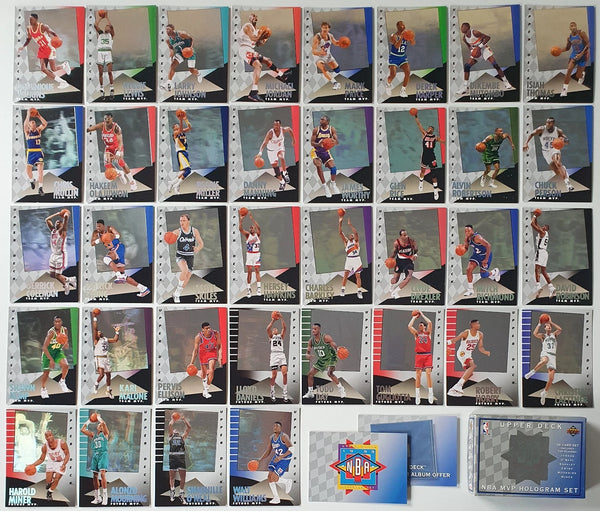 1993 Upper Deck NBA MVP Hologram Set (Complete 36 Cards Set) - Michael Jordan