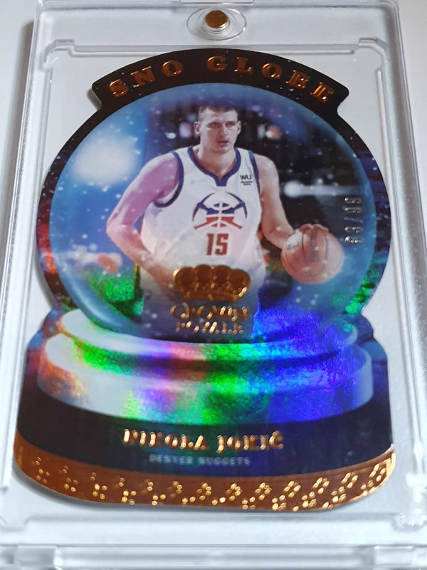 2021 Crown Royale Nikola Jokic #13 BRONZE /99 Holo Sno Globe - Ready to Grade