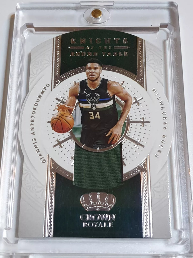 2021 Panini Crown Royale Giannis Antetokounmpo #PATCH Game Worn Jersey –  Perfect Edges Cards