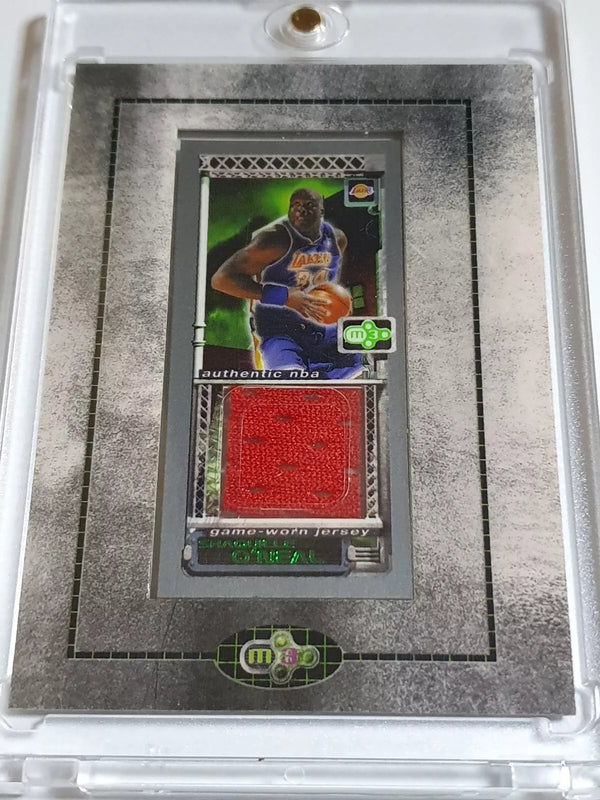 2003 Topps Rookie Matrix Shaquille O'Neal #PATCH Game Worn Jersey - Rare