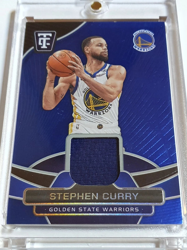 2024 Totally Certified Stephen Curry #PATCH BLUE MIRROR /49 Game Jersey - Rare