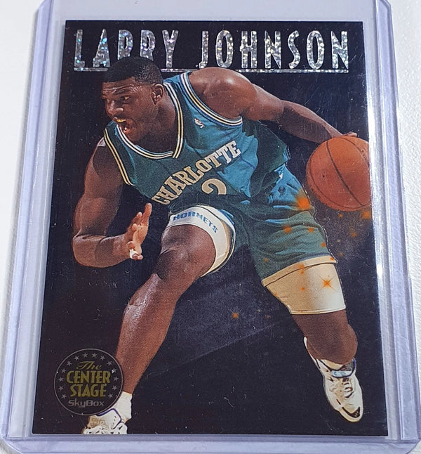 1993 SkyBox Premium Larry Johnson #CS5 The Center Stage - Ready to Grade