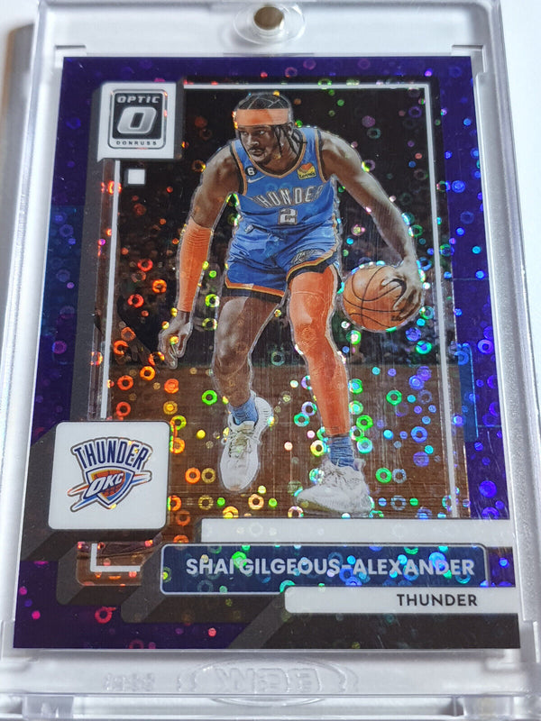 2022 Donruss Optic Shai Gilgeous-Alexander #44 PURPLE DISCO /99 - Ready to Grade