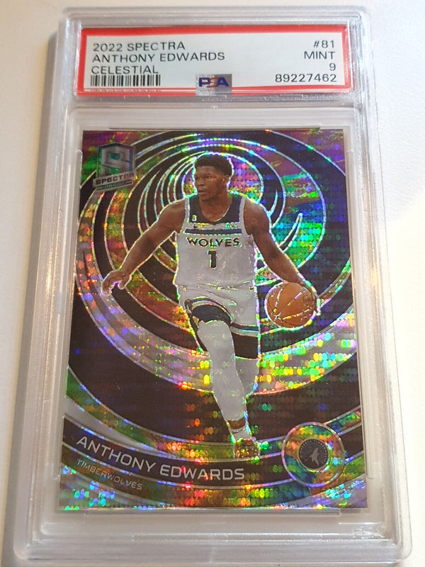 2022 Panini Spectra Anthony Edwards CELESTIAL /149 Variation - PSA 9 (POP 2)