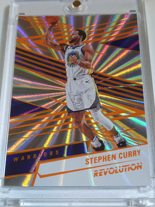 2024 Panini Revolution Stephen Curry #6 SUNBURST /75 Holo - Ready to Grade