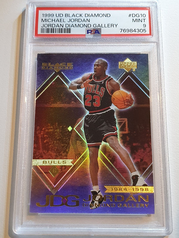 1999 Upper Deck Michael Jordan Diamond Gallery #DG10 HOLO Insert - PSA 9 (POP 9)