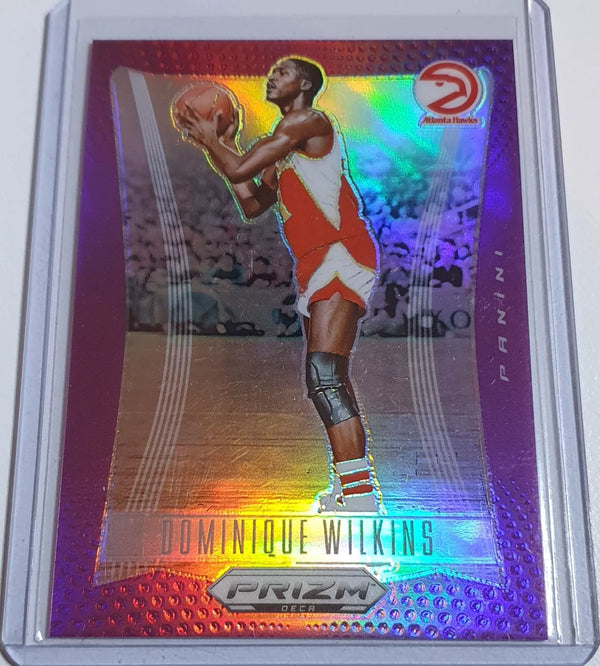2023 Panini Prizm Deca Dominique Wilkins #128 PURPLE /99 Holo - Ready to Grade