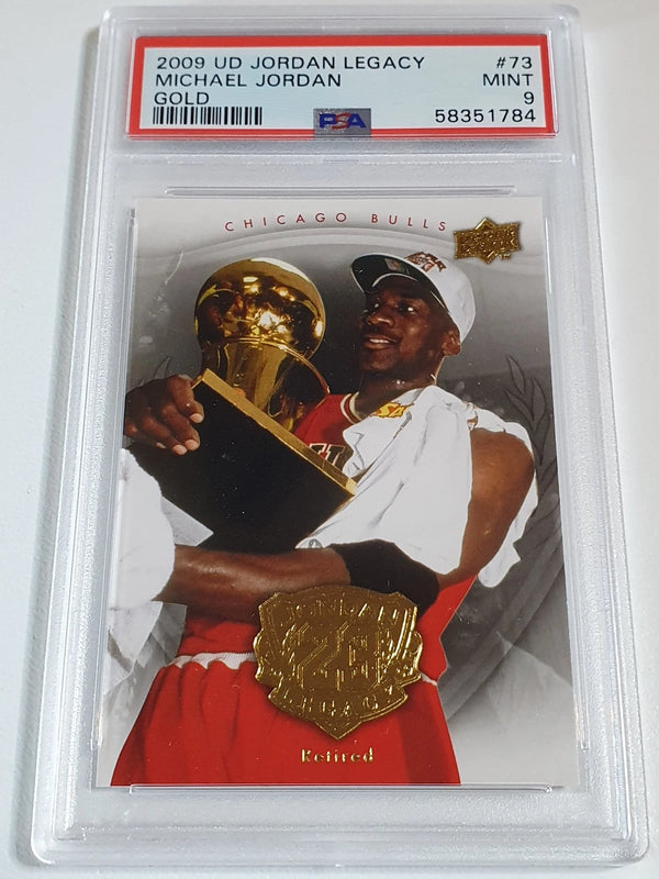 2009 Upper Deck Jordan Legacy Michael Jordan #73 GOLD - PSA 9 (POP 36)