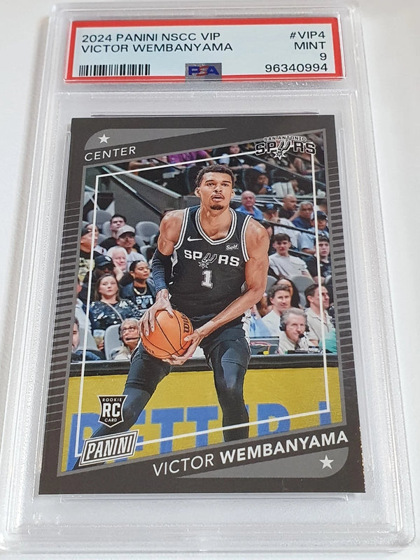 2024 Panini NSCC VIP Victor Wembanyama Rookie #VIP4 RC - PSA 9 (Low POP)