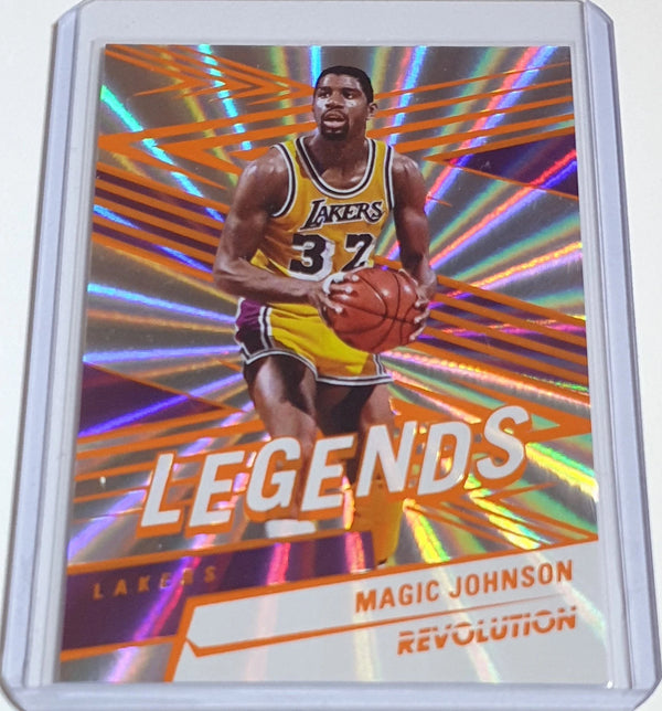 2024 Panini Revolution Magic Johnson #155 SUNBURST /75 Holo Legends - Rare