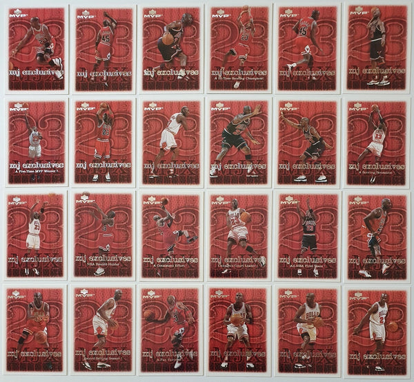Lot of 24 x 1999 Upper Deck MVP Michael Jordan 