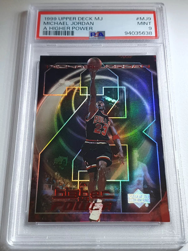 1998 Upper Deck Michael Jordan A Higher Power #MJ9 HOLO - PSA 9 (POP 51)