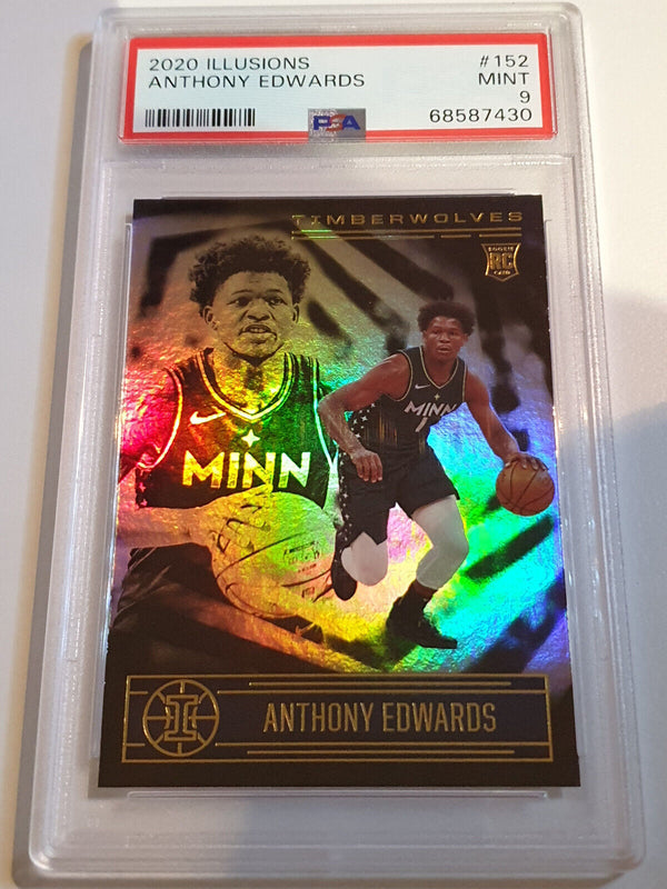 2020 Illusions Anthony Edwards Rookie #152 RC - PSA 9 (Low POP)