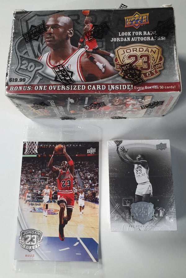 2009 Upper Deck Michael Jordan LEGACY (50 Card Complete Set +1 Jumbo) - Incl Box