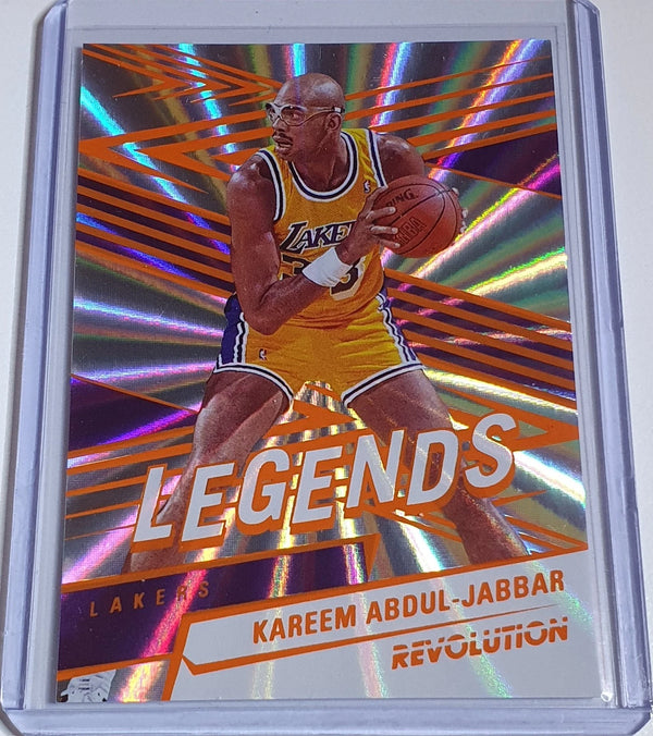 2024 Panini Revolution Kareem Abdul-Jabbar #151 SUNBURST /75 Holo Ready to Grade