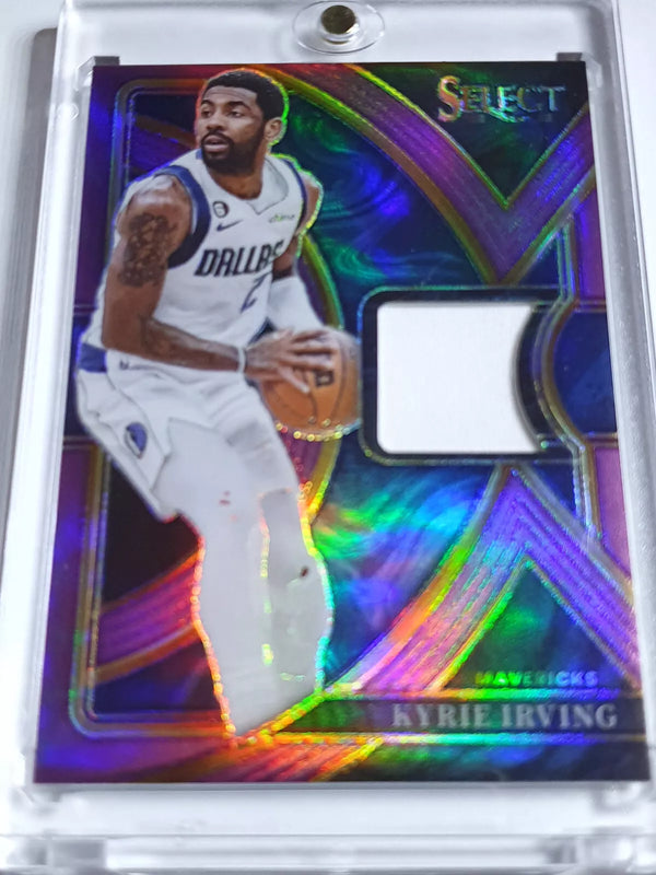 2022 Panini Select Kyrie Irving #PATCH PURPLE /99 Game Worn Jersey - Rare