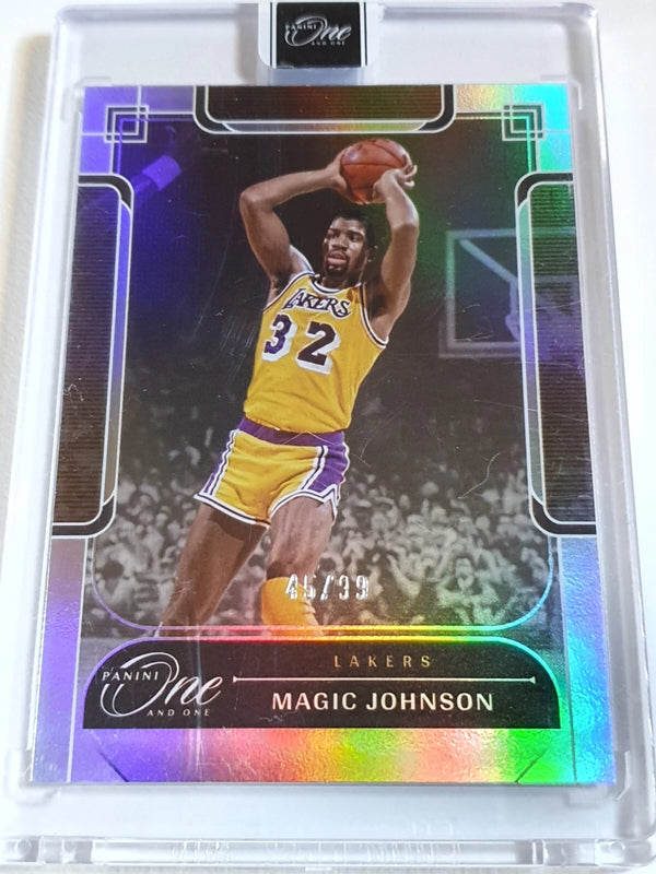 2023 Panini One and One Magic Johnson #178 HOLO /99 - Panini Factory Sealed